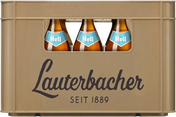 Lauterbacher Natur hell 20/0,50 Glas Lauterbacher Natur hell 20/0,50 Glas
