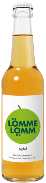 Lömmelömm Apfel 24/0,33 Glas