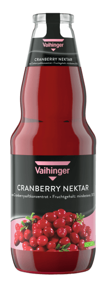 Vaihinger Cranberry Nektar 6/1,00 Glas Vaihinger Cranberry Nektar 6/1,00 Glas