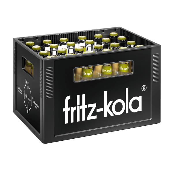 Fritz Bio Apfelschorle 24/0,33 Glas