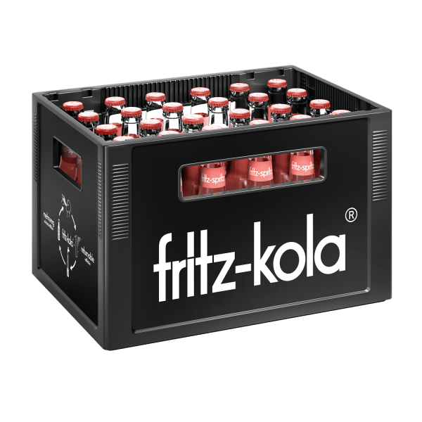 Fritz Bio Rhabarberschorle 24/0,33 Glas