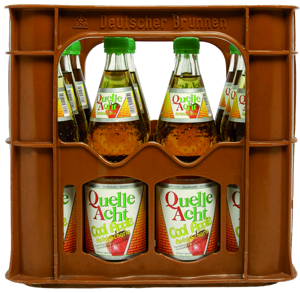 Quelle Acht Apfelschorle 12/0,75 Glas Quelle Acht Apfelschorle 12/0,75 Glas