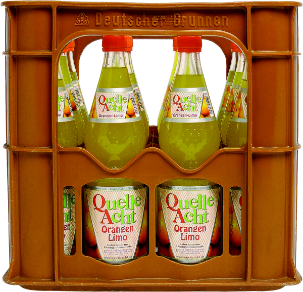 Quelle Acht Orange 12/0,75 Glas