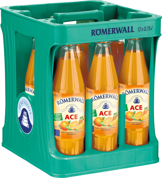 Römerwall ACE - Orange/Karotte 12/0,75 PET Römerwall ACE - Orange/Karotte 12/0,75 PET