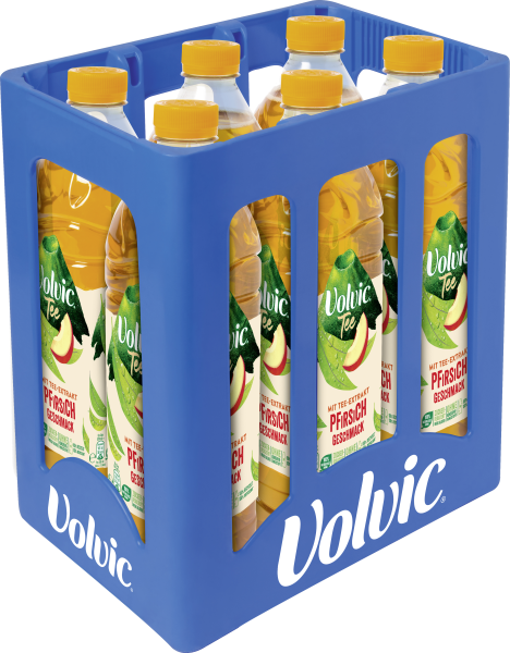 Volvic Tee Pfirsich 6/1,50 PET