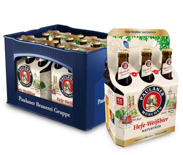 Paulaner Hefeweizen Naturtrüb 4x 6er/0,33 Glas Paulaner Hefeweizen Naturtrüb 4x 6er/0,33 Glas