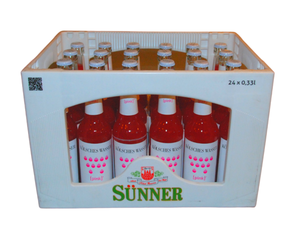 Kölsches Wasser Pink 24/0,33 Glas Kölsches Wasser Pink 24/0,33 Glas