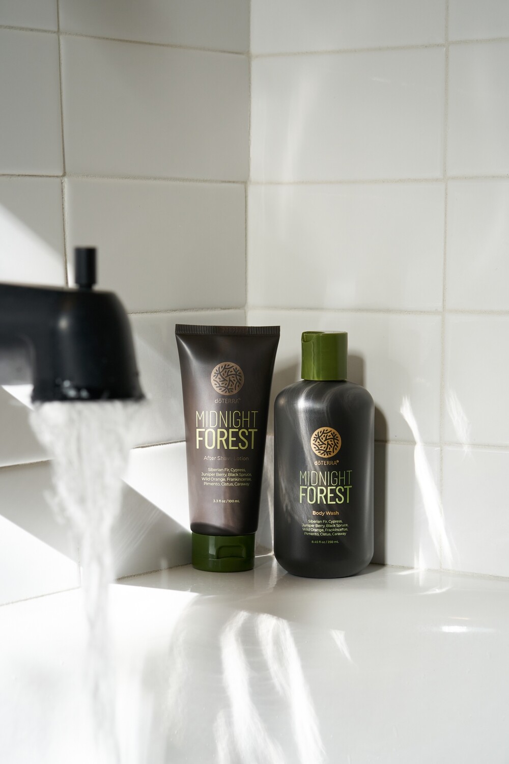 Combo Homme - Lotion après-rasage et gel de douche Forêt de minuit