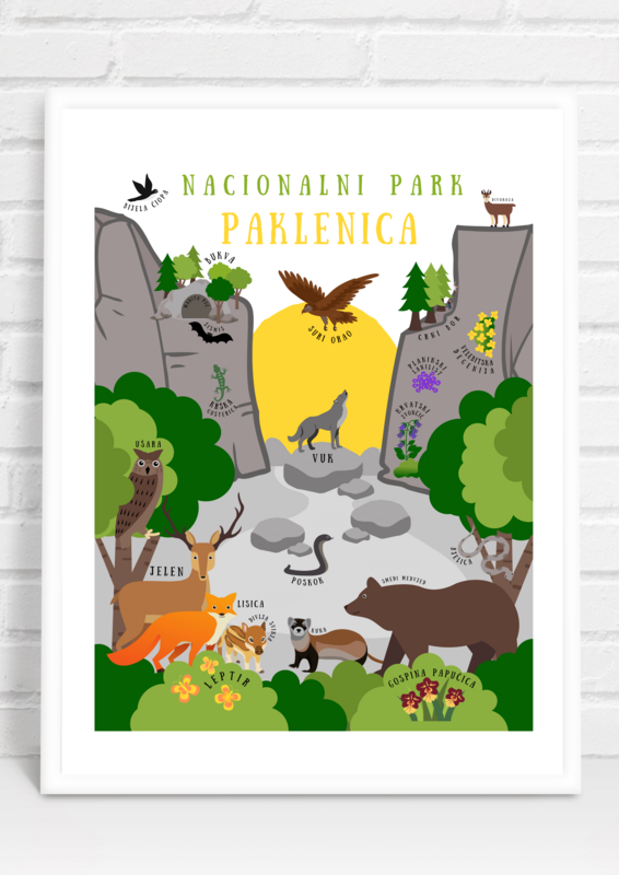 Poster NP Paklenica - set