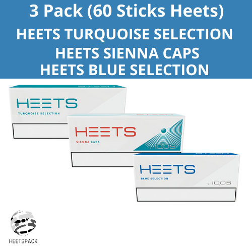 Heets 3 pack MIX MENTHOL (60 Sticks Heets)