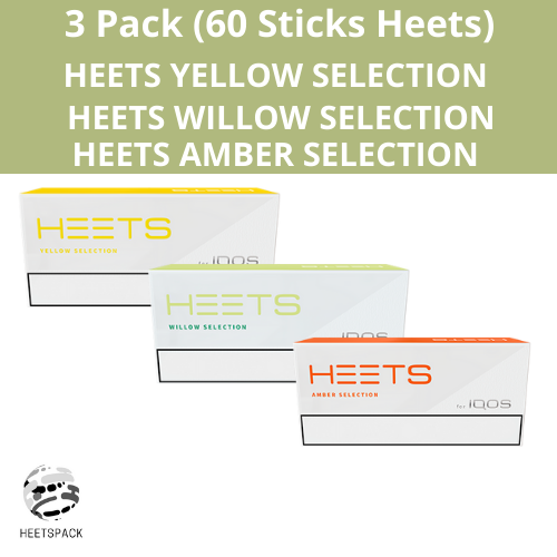 Heets 3 pack MIX SELECTION (60 Sticks Heets)