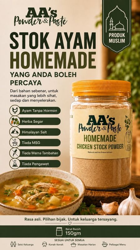 AA's Homemade CHICKEN STOCK Powder