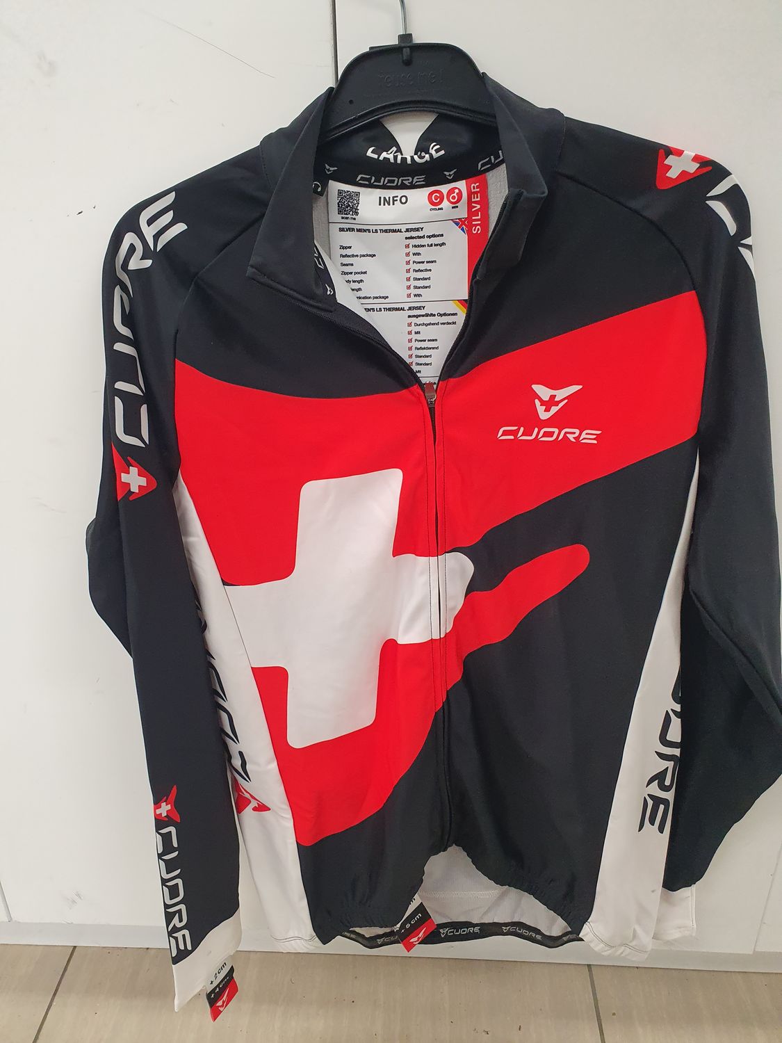 Long sleeve unisex cycling jersey - All sizes available​