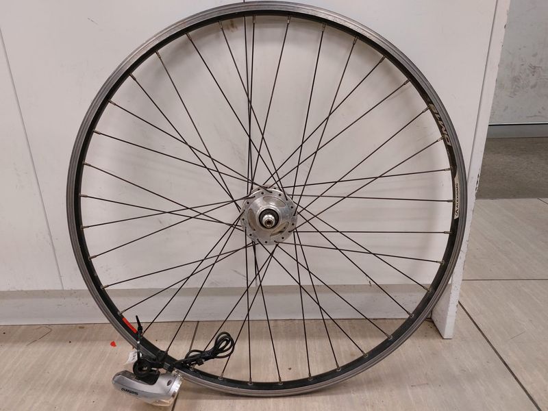 SHIMANO dynamo wheel and light  ALEXRIMS DM18 (700c)    project