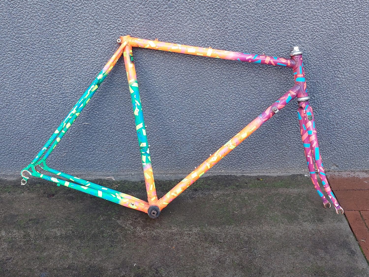 56cm ROAD FRAME, 80s paint work