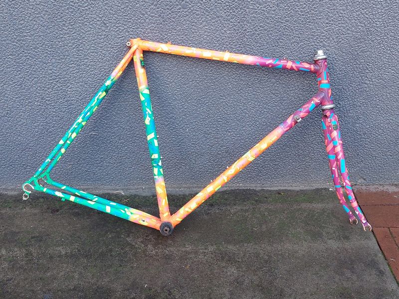 56cm ROAD FRAME, 80s paint work
