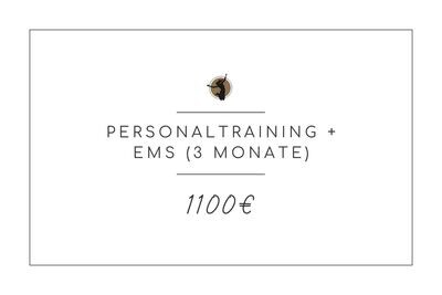 Personaltraining + EMS (3 Monate)