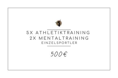 5x Athletiktraining + 2x Mentaltraining (Einzelsportler)