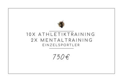 10x Athletiktraining + 2x Mentaltraining (Einzelsportler)