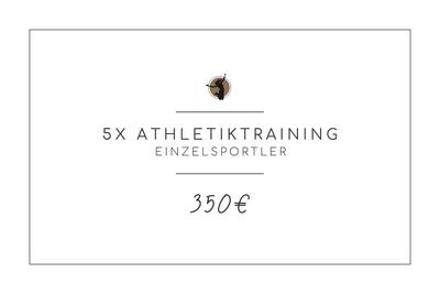 5x Athletiktraining (Einzelsportler)