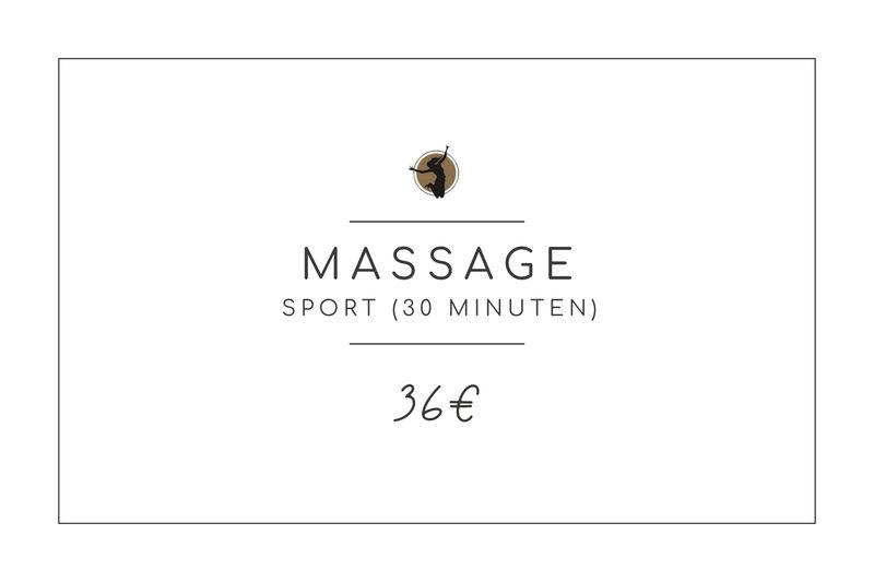 Sportmassage (30 Minuten)