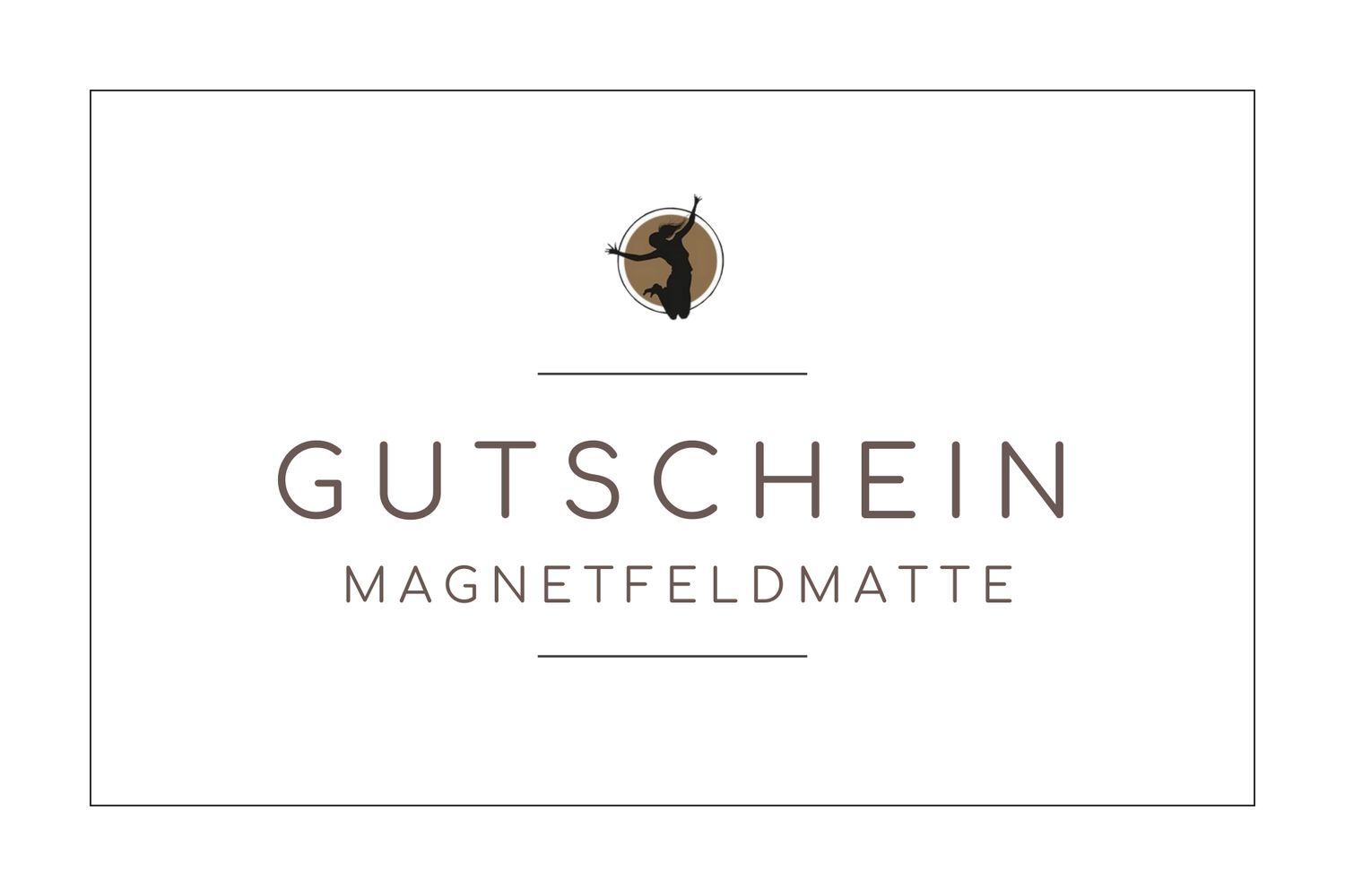 Gutschein Magnetfeldmatte