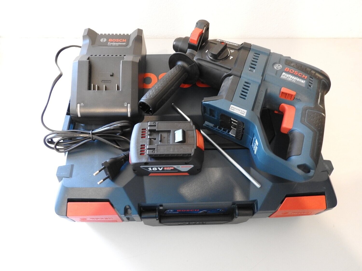 Bosch Professional Akku-Bohrhammer mit SDS plus GBH 18V-21