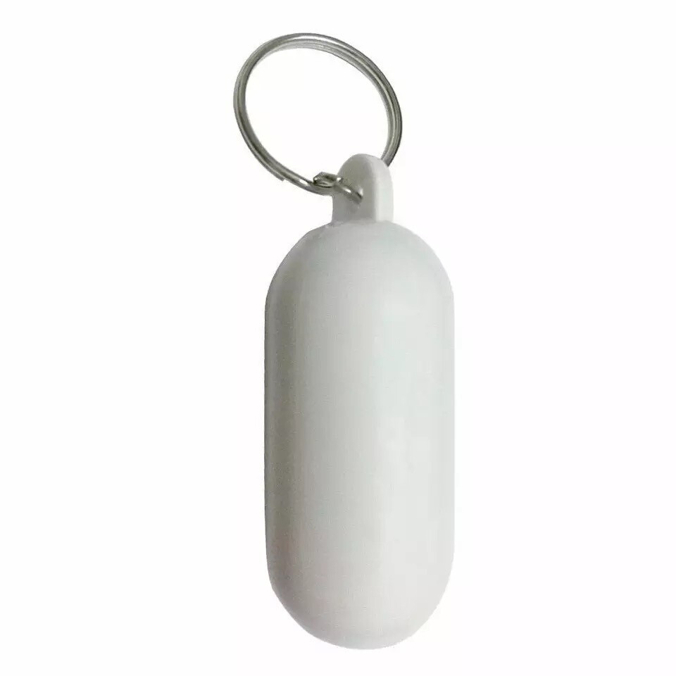 Witte drijver Sleutelhanger