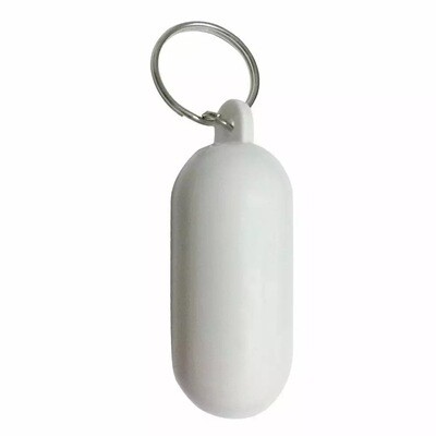 Witte drijver Sleutelhanger