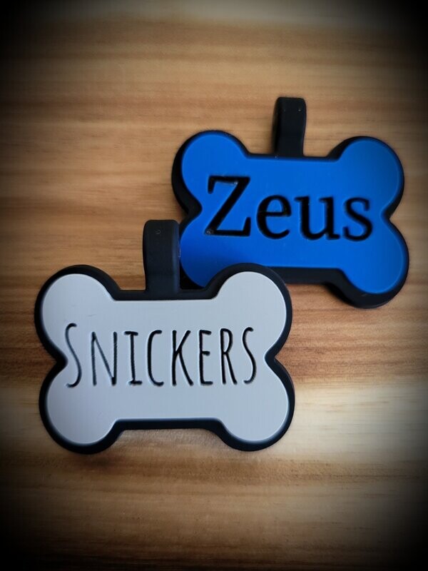 SILICONE PET TAGS