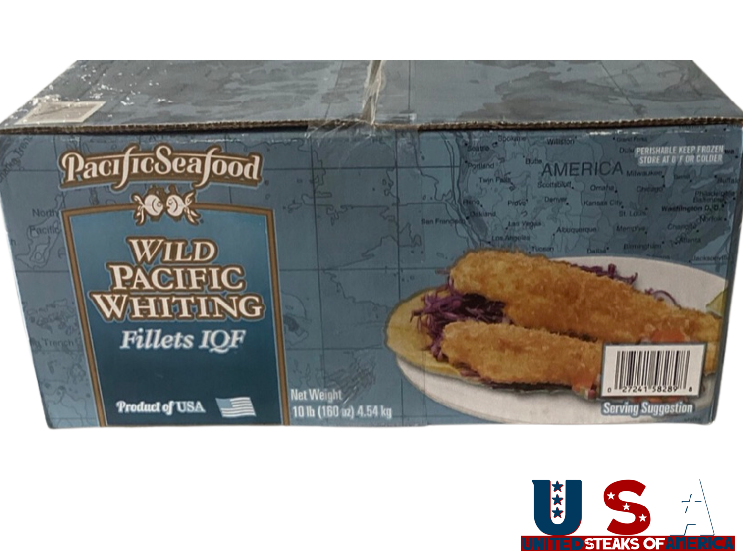 Whiting Filets Case 10 Lbs