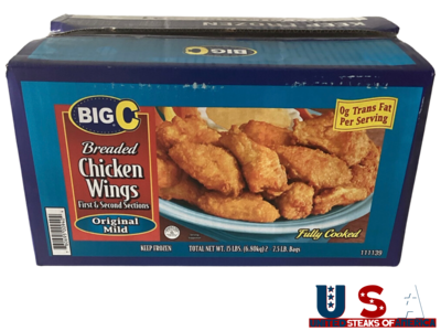 Breaded Wings Dings 15lbs