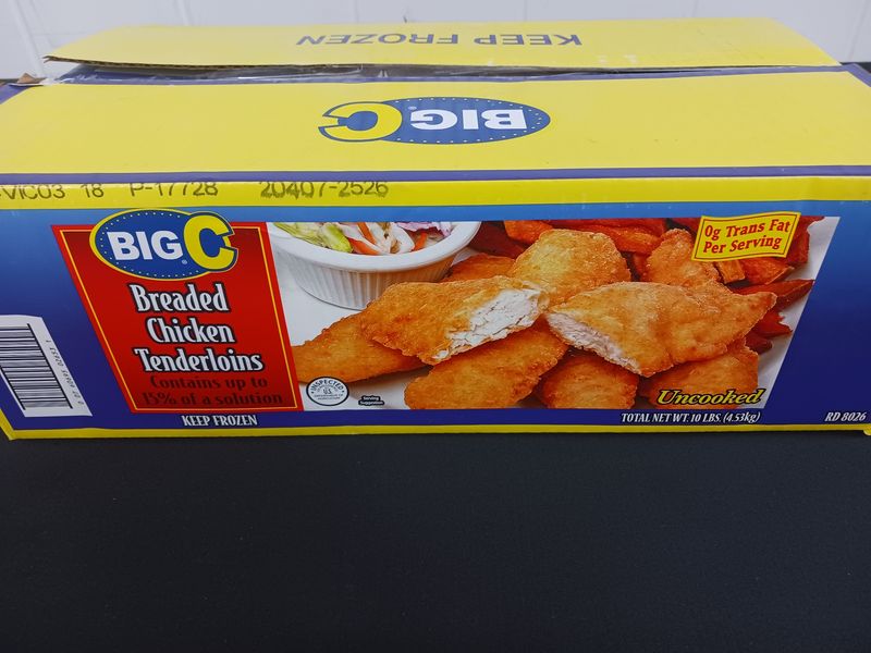 10 lb Breaded Chicken Tenderloin