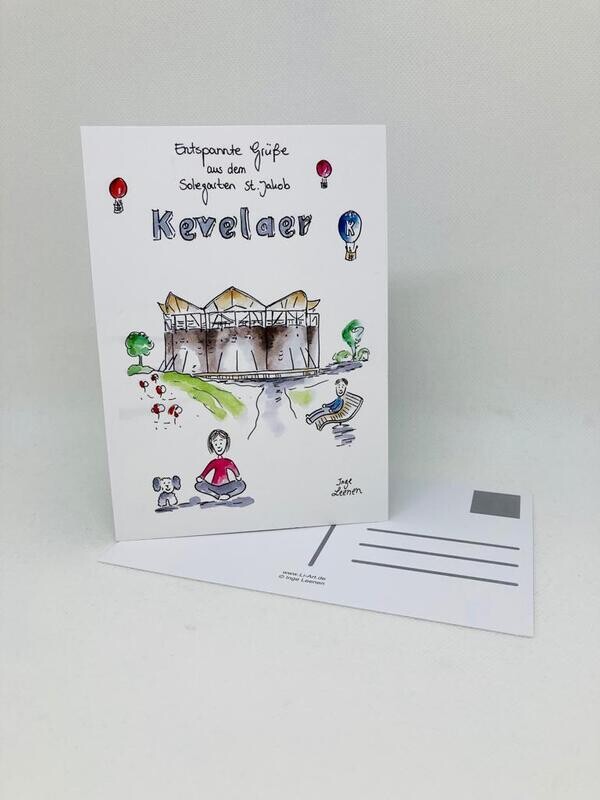 Postkarte "Kevelaer Solegarten"