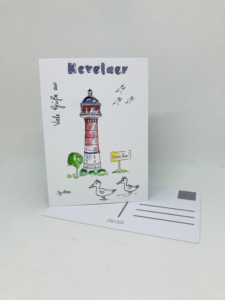 Postkarte "Kevelaer Wasserturm"