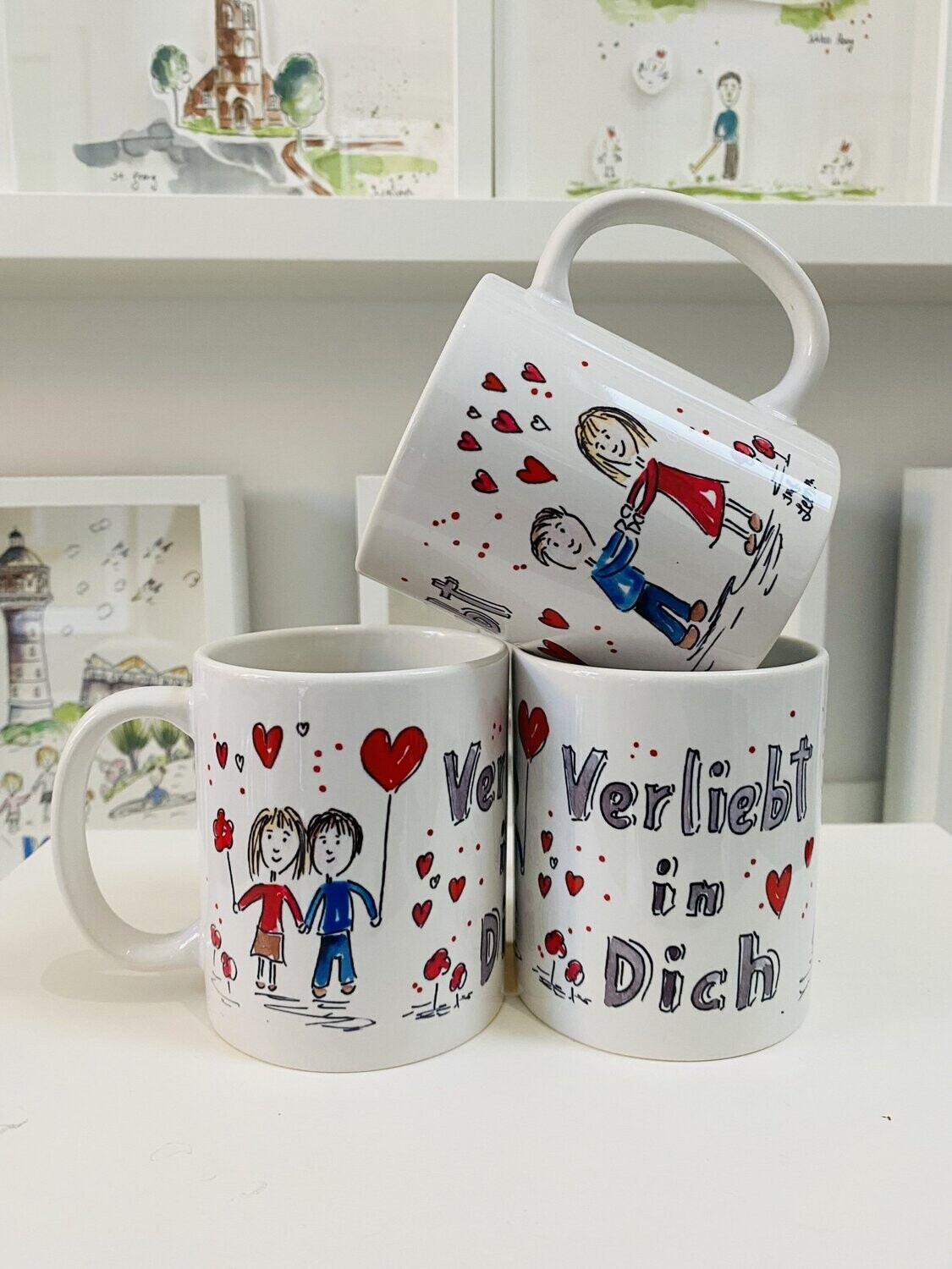 Tasse "Verliebt in Dich" Valentinstag