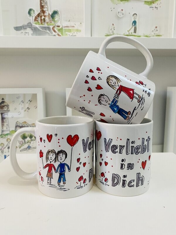 Tasse Tasse "Verliebt in Dich" Valentinstag