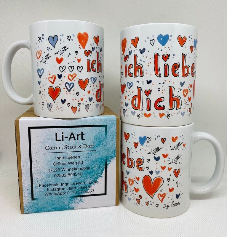 Tasse Tasse "ich liebe dich" Valentinstag