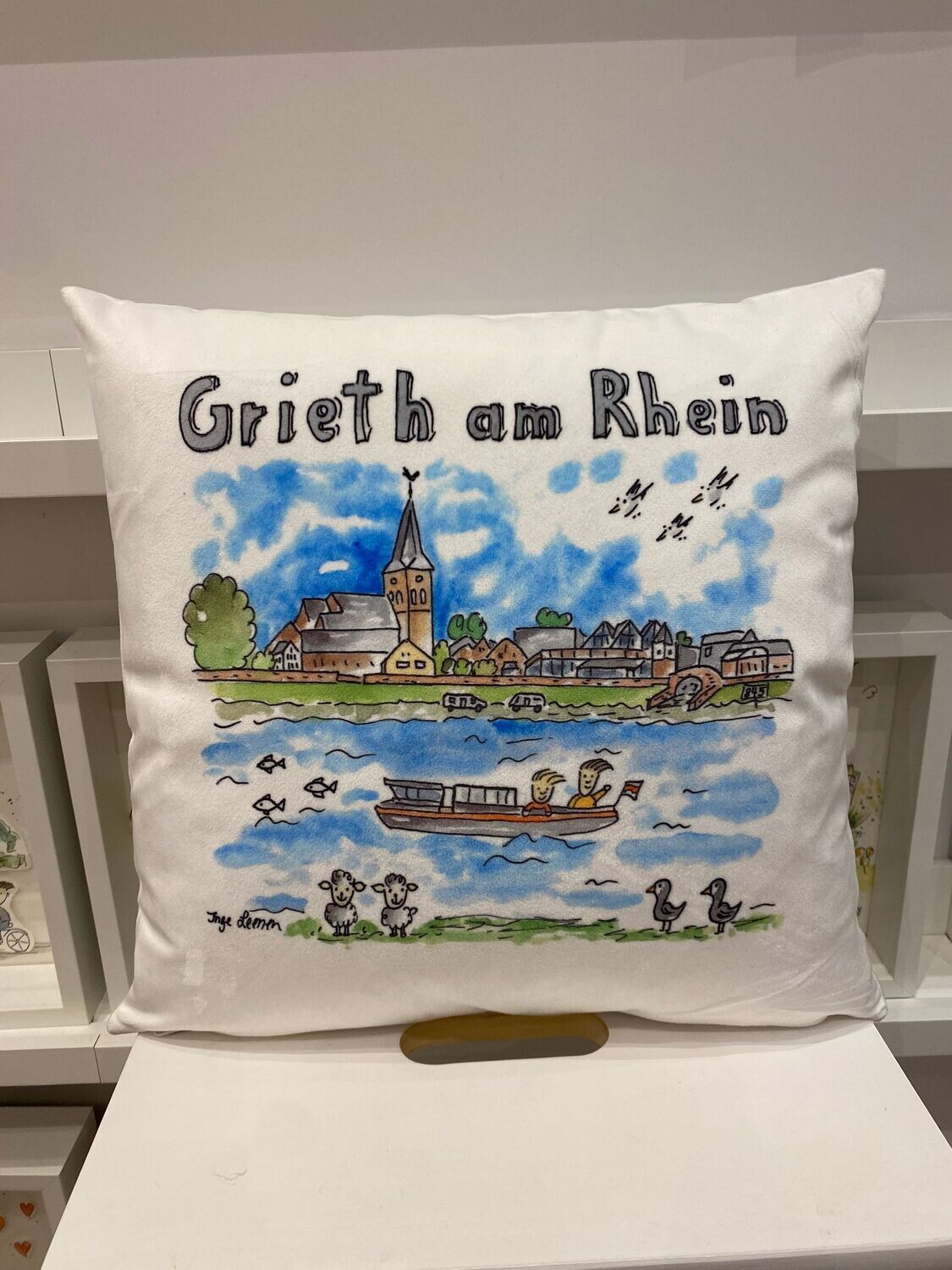 Kissen "Grieth am Rhein" 35x35