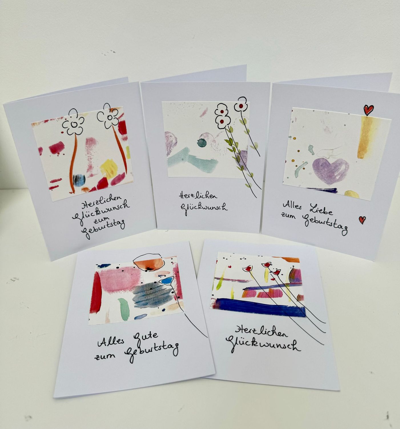 Glückwunschkarten 5er-Set