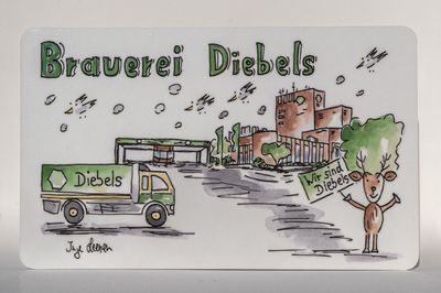Frühstücksbrett Frühstücksbrett "Brauerei Diebels"