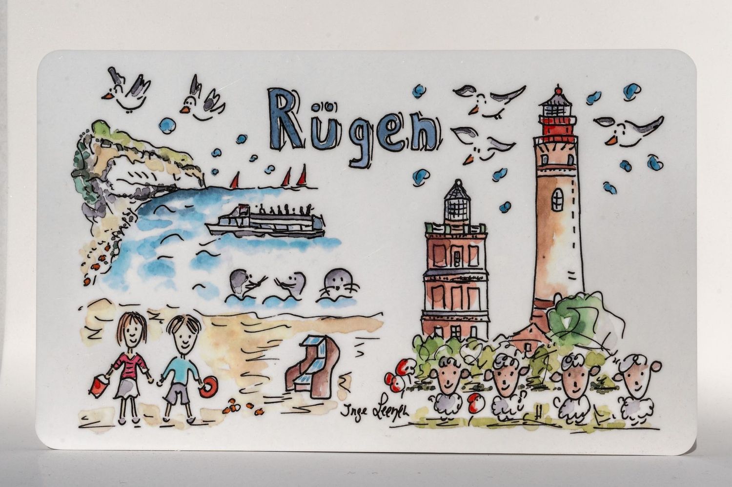 Frühstücksbrett "Rügen"