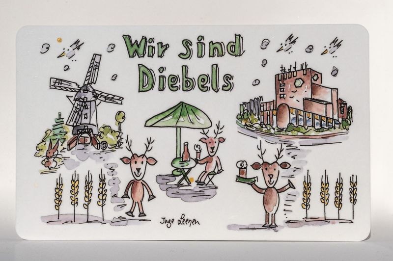 Frühstücksbrett Frühstücksbrett "Wir sind Diebels"