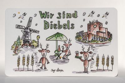 Frühstücksbrett Frühstücksbrett "Wir sind Diebels"