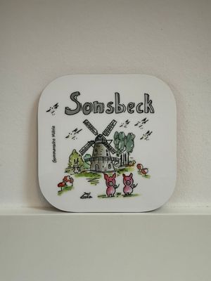 Untersetzer Sonsbeck Gommansche Mühle