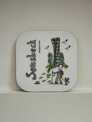 Untersetzer Sonsbeck Aussichtsturm