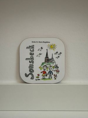 Untersetzer Sonsbeck Kirche