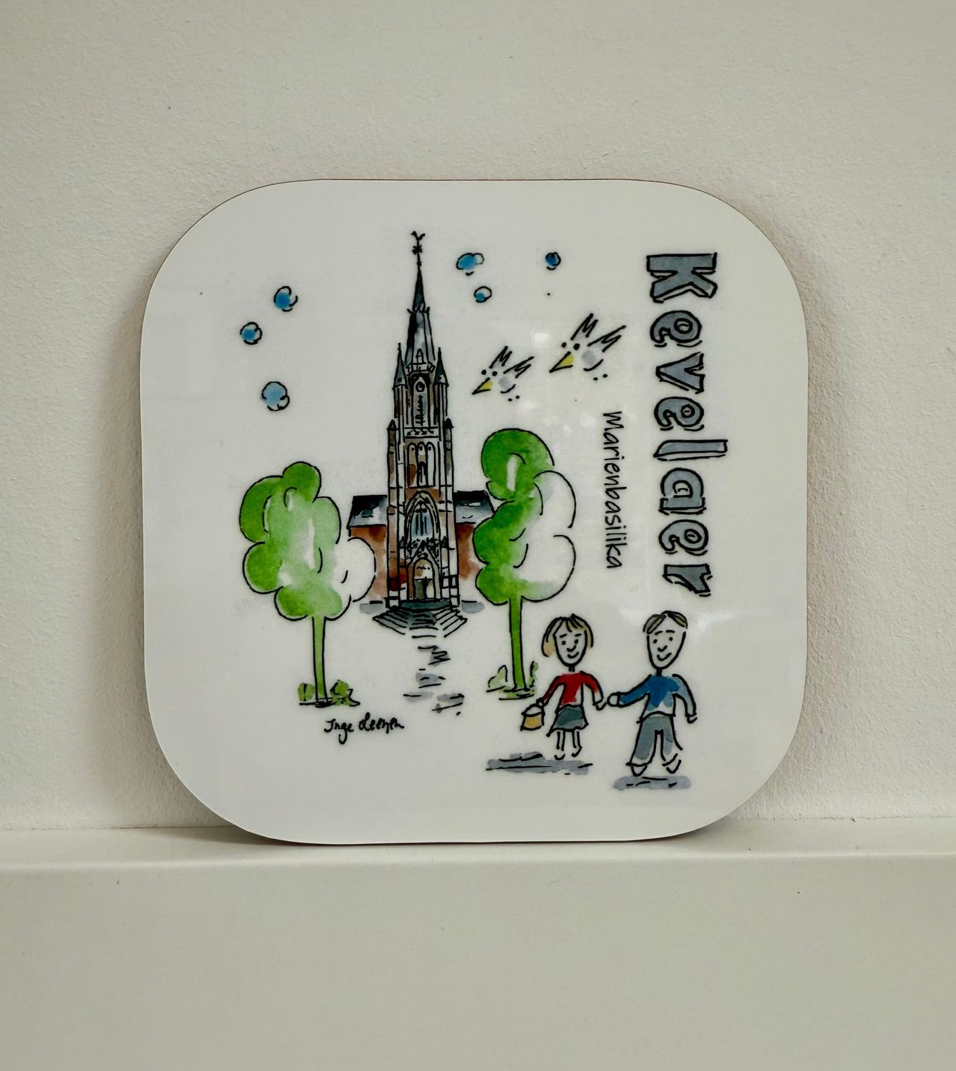 Untersetzer Kevelaer Basilika Untersetzer Kevelaer Basilika