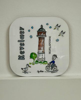 Untersetzer Kevelaer Wasserturm Untersetzer Kevelaer Wasserturm