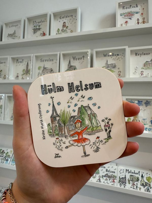 Untersetzer Hülm Helsum Kirche Mariä Opferung